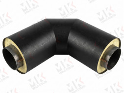 Отвод ППУ ПЭ с МЗИ и КВ Ст10-20 ГОСТ 10704-91/10705-80 89х3.5
