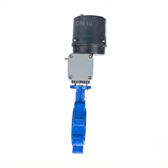 Затвор дисковый поворотный WBV1616E-2W-Fb-H Ду50 Ру16 LUG межфланцевый, корпус - чугун QT450, диск - чугун QT450, уплотнение - EPDM, с электроприводом четвертьоборотным QTSA-N-003EM-O0-220VAC с пружинным возвратом в Алматы