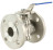 Кран шаровой BV3232P(2pc)-FP-F-ISO-H Ду40 Ру40, корпус - нержавеющая сталь 316, уплотнение - PTFE, полнопроходной фланцевый с ISO-фланцем и рукояткой, 14х14, F05/F07 в Алматы