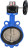 Затвор дисковый поворотный WBV1132N-2W-Fb-H Ду250 Ру16 межфланцевый, корпус - чугун GG25, диск - нержавеющая сталь 316L, уплотнение - NBR, с редуктором HGB RQN3-680Z с индикатором положения в Алматы