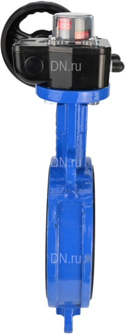 Затвор дисковый поворотный WBV1132N-2W-Fb-H Ду250 Ру16 межфланцевый, корпус - чугун GG25, диск - нержавеющая сталь 316L, уплотнение - NBR, с редуктором HGB RQN3-680Z с индикатором положения в Алматы