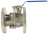 Кран шаровой BV3232P(2pc)-FP-F-ISO-H Ду50 Ру40, корпус - нержавеющая сталь 316, уплотнение - PTFE, полнопроходной фланцевый с ISO-фланцем и рукояткой, 14х14, F05/F07 в Алматы