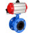 Затвор дисковый поворотный WBV1313E-2W-F-H Ду125 Ру16 фланцевый, корпус - чугун GGG40, диск - чугун GGG40, уплотнение - EPDM, с пневмоприводом PA-DA-130 и пневмораспределителем 4M310-08 DC24V в Алматы