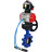 Затвор дисковый поворотный WBV1631N-2W-Fb-H Ду50 Ру16 LUG корпус - чугун QT450, диск - нержавеющая сталь 304, уплотнение - NBR, с пневмоприводом PA-DA-065, пневмораспределителем 4V320-08 AC220V, БКВ APL-510N EX и редуктором MON1-250-T26-ISO в Алматы