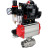 Кран шаровой BV3232P(2pc)-FP-T-ISO-H 1 1/2″ Ду40 Ру63 полнопроходной двухходовой, нержавеющая сталь SS316, внутренняя резьба, уплотнение - PTFE, с пн.приводом PA-SA-105 пн.распределителем 4M310-08 24В БПВ AFC2000 БКВ APL-510N-EX в Алматы