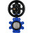 Затвор дисковый поворотный WBV1631E-2W-Fb-H Ду125 Ру16 LUG корпус - чугун QT450, диск - нержавеющая сталь 304, уплотнение - EPDM, с пневмоприводом PA-DA-105-1 в Алматы
