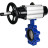 Затвор дисковый поворотный WBV1631E-2W-Fb-H Ду125 Ру16 LUG корпус - чугун QT450, диск - нержавеющая сталь 304, уплотнение - EPDM, с пневмоприводом PA-DA-105-1 в Алматы