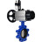 Затвор дисковый поворотный WBV1616E-2W-Fb-H Ду125 Ру16 LUG корпус - чугун QT450, диск - чугун QT450, уплотнение - EPDM, с пневмоприводом PA-DA-105-1, пневмораспределителем 4M310-08 AC220V и БПВ AFC2000 в Алматы