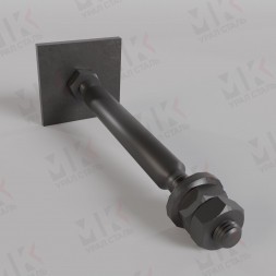 Болт фундаментный тип 2.2 М64х1900 мм ГОСТ 24379.1-2012 с анкерной плитой