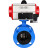 Затвор дисковый поворотный WBV1313E-2W-F-H Ду50 Ру16 фланцевый, корпус - чугун GGG40, диск - чугун GGG40, уплотнение - EPDM, с пневмоприводом PA-DA-105 и пневмораспределителем 4M310-08 DC24V в Алматы