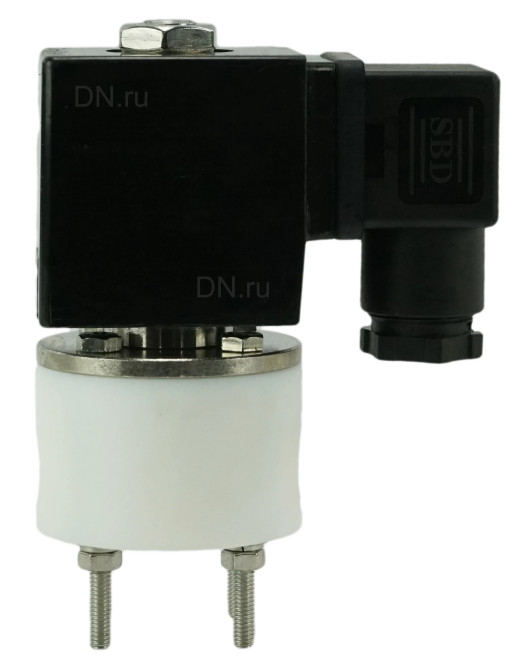 Клапан электромагнитный VS841-VT-NC-220VAC 1 1/2″ Ду40 Ру6 соленоидный двухходовой, корпус - PTFE, уплотнение - VITON, резьбовой, прямого действия, нормально закрытый, катушка - 220В в Алматы