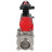 Кран шаровой BV3232P(3pc)-FP-W-ISO-H Ду50 Ру40 полнопроходной двухходовой, нержавеющая сталь SS316, под приварку, уплотнение - PTFE, с пневмоприводом PA-SA-105 и блоком концевых выключателей APL-210N в Алматы