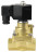 Клапан электромагнитный VS1000-PT-NC-24VDC 1 1/2″ Ду40 Ру12 соленоидный двухходовой поршневой, резьбовой, корпус - латунь, уплотнение - PTFE, пилотного действия, нормально закрытый, катушка - 24В DC в Алматы