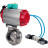 Затвор дисковый поворотный кламповый WBV3131E-2W-C-H Ду25 Ру10 корпус - пищевая нержавеющая сталь 304, уплотнение - EPDM, с пневмоприводом PA-DA-052, пневмораспределителем 4V320-08 AC220V и магнитным переключателем ALS200D в Алматы