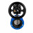Затвор дисковый поворотный WBV1331E-2W-F-H Ду65 Ру16 фланцевый, корпус - чугун GGG40, диск - нержавеющая сталь 304, уплотнение - EPDM, с пневмоприводом PA-DA-105-1 в Алматы
