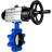 Затвор дисковый поворотный WBV1616E-2W-Fb-H Ду125 Ру16 LUG корпус - чугун QT450, диск - чугун QT450, уплотнение - EPDM, с пневмоприводом PA-DA-105-1 в Алматы