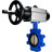 Затвор дисковый поворотный WBV1616E-2W-Fb-H Ду125 Ру16 LUG корпус - чугун QT450, диск - чугун QT450, уплотнение - EPDM, с пневмоприводом PA-DA-105-1 в Алматы