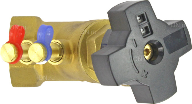 Клапан балансировочный VB0000P-T 1 1/2ʺ Ду40 Ру16, корпус - латунь, резьбовой, с ниппелями в Алматы