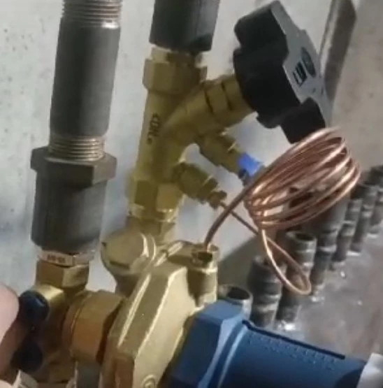Клапан балансировочный VB0000P-T 1 1/2ʺ Ду40 Ру16, корпус - латунь, резьбовой, с ниппелями в Алматы