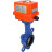 Затвор дисковый поворотный WBV1432E-2W-Fb-H Ду40 Ру16, корпус - чугун GGG50, диск - нержавеющая сталь 316L, уплотнение - EPDM, с электроприводом QT-N-003EM-O1-220VAC-У1 MINI 220В в Алматы