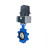 Затвор дисковый поворотный WBV1616N-2W-Fb-H Ду125 Ру16 LUG межфланцевый, корпус - чугун QT450, диск - чугун QT450, уплотнение - NBR, с электроприводом четвертьоборотным QTSA-N-014EM-O0-220VAC с пружинным возвратом в Алматы
