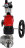 Кран шаровой BV3232P(4pc)-SP-3WL-T-ISO-H Ду40 Ру63 стандартнопроходной трехходовой L-тип, нержавеющая сталь SS316, внутренняя резьба, PTFE, пн.приводом PA-DA-065, пн.распределителем 4M310-08 AC220V, ручным дублером MON1-250-T26-ISO и БПВ AFC2000 в Алматы