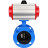 Затвор дисковый поворотный WBV1313E-2W-F-H Ду150 Ру16 фланцевый, корпус - чугун GGG40, диск - чугун GGG40, уплотнение - EPDM, с пневмоприводом PA-DA-130 двойного действия в Алматы