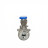Кран шаровой BV3232P(2pc)-FP-T-H Ду8 Ру140 полнопроходной двухходовой, нержавеющая сталь 316, внутренняя резьба, уплотнение - PTFE, ручка-рычаг в Алматы