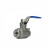 Кран шаровой BV3232P(2pc)-FP-T-H Ду8 Ру140 полнопроходной двухходовой, нержавеющая сталь 316, внутренняя резьба, уплотнение - PTFE, ручка-рычаг в Алматы