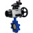 Затвор дисковый поворотный WBV1631E-2W-Fb-H Ду150 Ру16 LUG корпус - чугун QT450, диск - нержавеющая сталь 304, уплотнение - EPDM, с пневмоприводом PA-DA-105-1, пневмораспределителем 4M310-08 AC220V, БКВ APL-210N и БПВ AFC2000 в Алматы