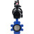 Затвор дисковый поворотный WBV1631E-2W-Fb-H Ду150 Ру16 LUG корпус - чугун QT450, диск - нержавеющая сталь 304, уплотнение - EPDM, с пневмоприводом PA-DA-105-1, пневмораспределителем 4M310-08 AC220V, БКВ APL-210N и БПВ AFC2000 в Алматы