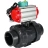 Кран шаровой BV4242E-FP-GRM-ISO Дн20 Ру10 полнопроходной, корпус - НПВХ, шар - НПВХ, уплотнение - EPDM, с пневмоприводом PA-SA-052, пневмораспределителем 4M310-08 AC220V и магнитным переключателем ALS200D в Алматы