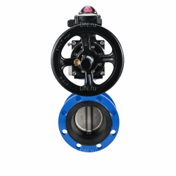 Затвор дисковый поворотный WBV1331E-2W-F-H Ду50 Ру16 фланцевый, корпус - чугун GGG40, диск - нержавеющая сталь 304, уплотнение - EPDM, с пневмоприводом PA-DA-105-1 и БКВ APL-210N