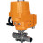 Кран шаровой BV3232P(3pc)-FP-W-ISO-H LONG Ду50 Ру40 полнопроходной, корпус - нержавеющая сталь 316, уплотнение - PTFE, под приварку, с 1/4-оборотным электроприводом взрывозащищенным QT-EX-010EM-O2-220VAC-У1 220В в Алматы