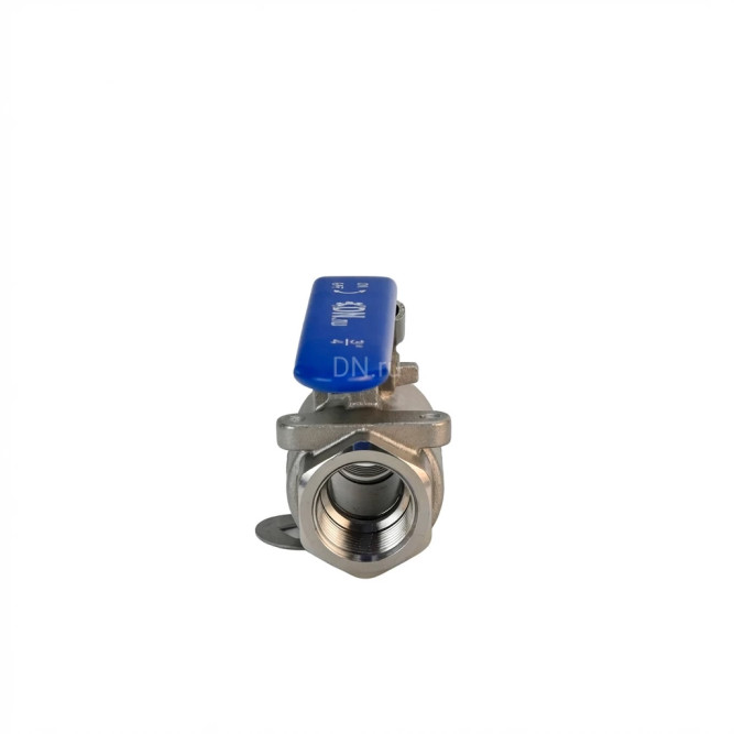 Кран шаровой BV3232P(2pc)-FP-T-H Ду20 Ру140 полнопроходной двухходовой, нержавеющая сталь 316, внутренняя резьба, уплотнение - PTFE, ручка-рычаг в Алматы