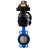 Затвор дисковый поворотный WBV1432E-2W-Fb-H Ду150 Ру16, корпус - чугун GGG50, диск - нержавеющая сталь 316L, уплотнение - EPDM, с пневмоприводом PA-DA-105-1, пневмораспределителем 4M310-08 AC220V, БКВ APL-410N EX, БПВ AFC2000 в Алматы