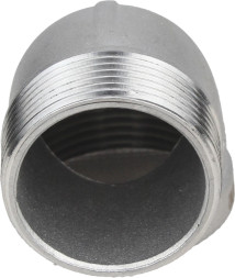 Отвод (уголок) ВР-НР-316 3/8″ Ду10 Ру16 угол 90°, корпус - нержавеющая сталь 316, присоединение - внутренняя / наружная резьба