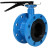 Затвор дисковый поворотный WBV1331E-2W-F-H Ду80 Ру16 фланцевый, корпус - чугун GGG40, диск - нержавеющая сталь 304, уплотнение - EPDM, с рукояткой, с ISO-фланцем F05, квадрат штока 9х9 в Алматы
