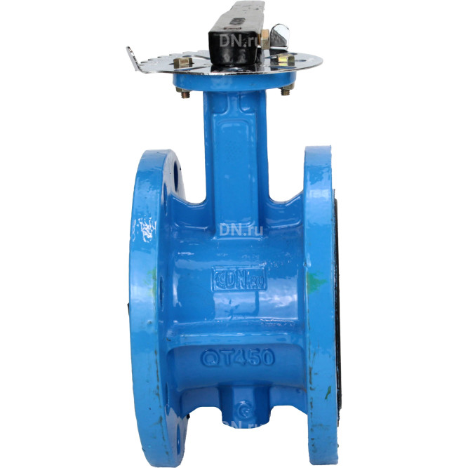 Затвор дисковый поворотный WBV1331E-2W-F-H Ду80 Ру16 фланцевый, корпус - чугун GGG40, диск - нержавеющая сталь 304, уплотнение - EPDM, с рукояткой, с ISO-фланцем F05, квадрат штока 9х9 в Алматы