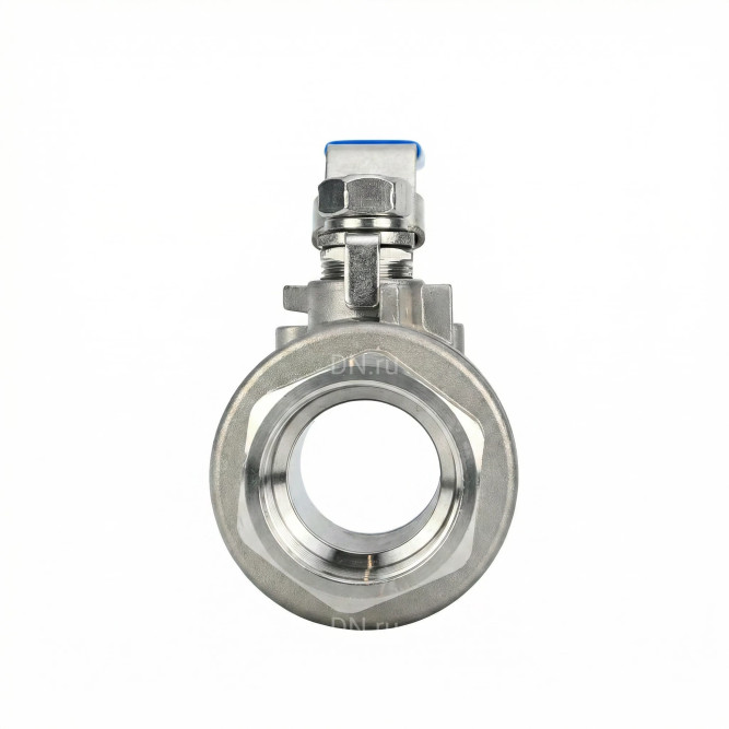 Кран шаровой BV3232P(2pc)-FP-T-H Ду40 Ру140 полнопроходной двухходовой, нержавеющая сталь 316, внутренняя резьба, уплотнение - PTFE, ручка-рычаг в Алматы
