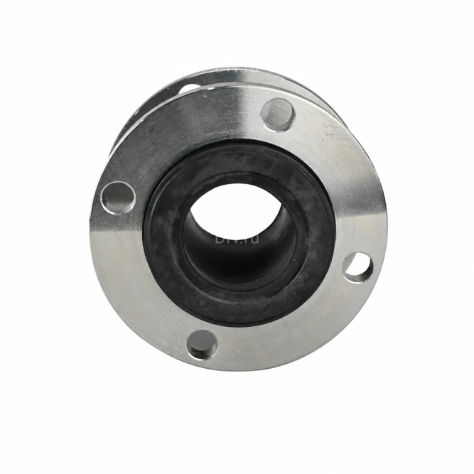 Компенсатор резиновый CR-E25-F Ду65 Ру10/16 KRN, резиновая вставка (корпус) - EPDM, тип присоединения - фланцевый, материал фланцев - сталь углеродистая оцинкованная в Алматы