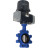 Затвор дисковый поворотный WBV1631N-2W-Fb-H Ду50 Ру16 LUG межфланцевый, корпус - чугун QT450, диск - нержавеющая сталь AISI 304, уплотнение - NBR, с электроприводом четвертьоборотным QTSA-N-003EM-O0-220VAC с пружинным возвратом в Алматы