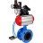 Затвор дисковый поворотный WBV1313E-2W-F-H Ду125 Ру16 фланцевый, корпус - чугун GGG40, диск - чугун GGG40, EPDM, с пневмоприводом PA-DA-130, пневмораспределителем 4V320-08 AC220V, БКВ APL-210N и БПВ AFC2000 в Алматы