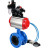 Затвор дисковый поворотный WBV1313E-2W-F-H Ду125 Ру16 фланцевый, корпус - чугун GGG40, диск - чугун GGG40, EPDM, с пневмоприводом PA-DA-130, пневмораспределителем 4V320-08 AC220V, БКВ APL-210N и БПВ AFC2000 в Алматы