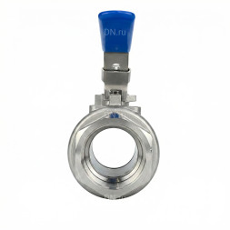 Кран шаровой BV3232P(2pc)-FP-T-H Ду50 Ру140 полнопроходной двухходовой, нержавеющая сталь 316, внутренняя резьба, уплотнение - PTFE, ручка-рычаг