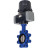 Затвор дисковый поворотный WBV1631N-2W-Fb-H Ду65 Ру16 LUG межфланцевый, корпус - чугун QT450, диск - нержавеющая сталь AISI 304, уплотнение - NBR, с электроприводом четвертьоборотным QTSA-N-005EM-O0-220VAC с пружинным возвратом в Алматы