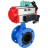 Затвор дисковый поворотный WBV1313E-2W-F-H Ду80 Ру16 фланцевый, корпус - чугун GGG40, диск - чугун GGG40, уплотнение - EPDM, с пневмоприводом PA-DA-105, пневмораспределителем 4M310-08 AC220V и магнитным переключателем ALS200D в Алматы