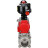 Кран шаровой BV3232P(3pc)-FP-W-ISO-H WDVF Ду40 Ру40 полнопроходной, трехсоставной, корпус - нержавеющая сталь 316, уплотнение - PTFE, под приварку, с пневмоприводом PA-DA-065, БКВ APL-510N EX в Алматы