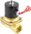 Клапан электромагнитный VS100-ET-NC-24VDC 1 1/4″ Ду32 Ру10, соленоидный двухходовой, корпус - латунь, уплотнение - EPDM, резьбовой, нормально-закрытый, прямого действия, катушка - 24В в Алматы