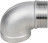 Отвод (уголок) ВР-НР-316 1 1/2″ Ду40 Ру16 угол 90°, корпус - нержавеющая сталь 316, присоединение - внутренняя / наружная резьба в Алматы